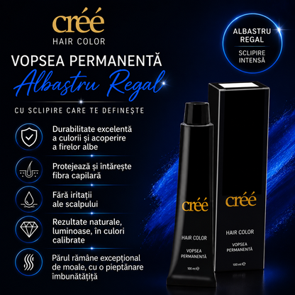 Vopsea Profesională Pemanentă - Albastru Regal 100 ml