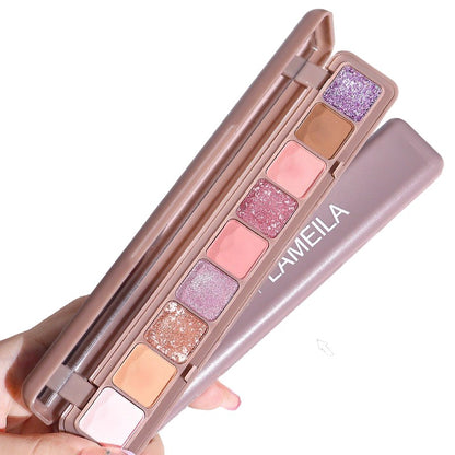 Paleta Farduri 9 Culori Mate si Sidefate Oglinda