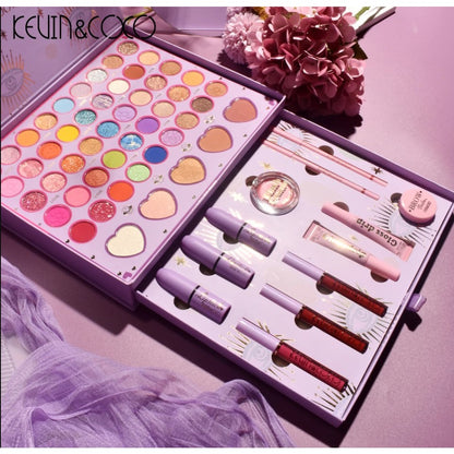 Set 13 Produse Cosmetice Rujuri, Farduri, Sprancene